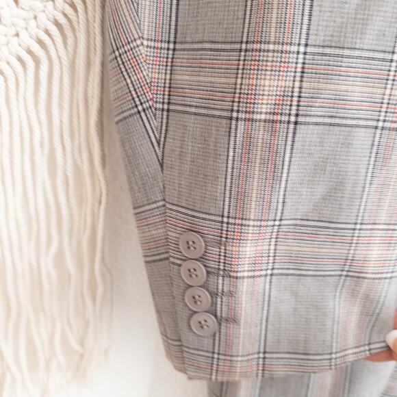 E.J. Samuel Plaid Single Breasted Blazer Size 42R NWT - Picture 7 of 13